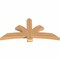 Ekena Millwork Davenport Timber Gable Bracket, Western Red Cedar, 60"W x 30"H x 3 1/2"D x 5 1/2"F, 12/12 Pitch GBW060X30X0406DAV00SWR - alternate 5